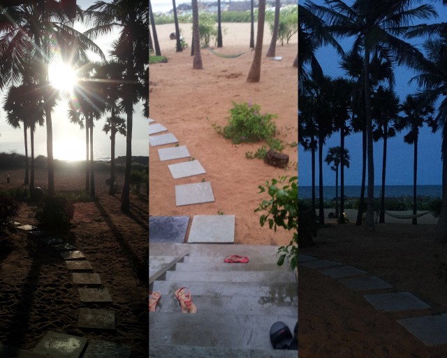 Sun, Rain and Twilight at Auroville, Pondicherry