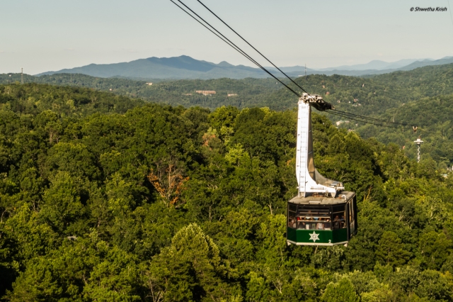 Aerial Tramway Great Smoky Mountains, USA